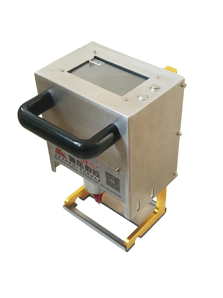 Kézi elektromos gravírozógép, sínes acélbélyegző kódoló gép